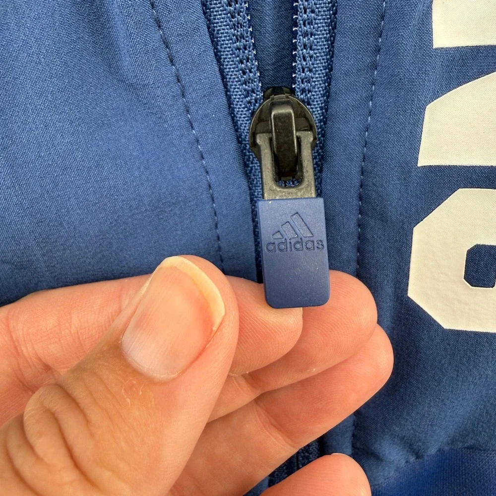 Adidas Tampa Bay Lightning Jacket Mens XL Blue Full Zip Hooded NHL Hockey